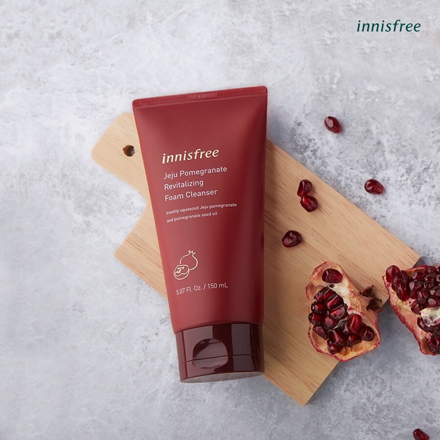 Innisfree,Innisfree Jeju Pomegranate Revitalizing Foam Cleanser 150ml,Innisfree Jeju,Innisfree Cleanser,รีวิว Innisfree Jeju Pomegranate Revitalizing Foam Cleanser,Innisfree Jeju Pomegranate Revitalizing Foam Cleanser ราคา,