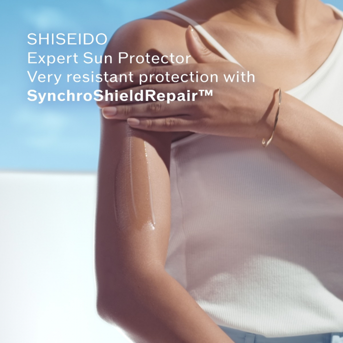 SHISEIDO Expert Sun Protector Lotion Lait Solaire spf 50  150ml new version  รุ่นใหม่