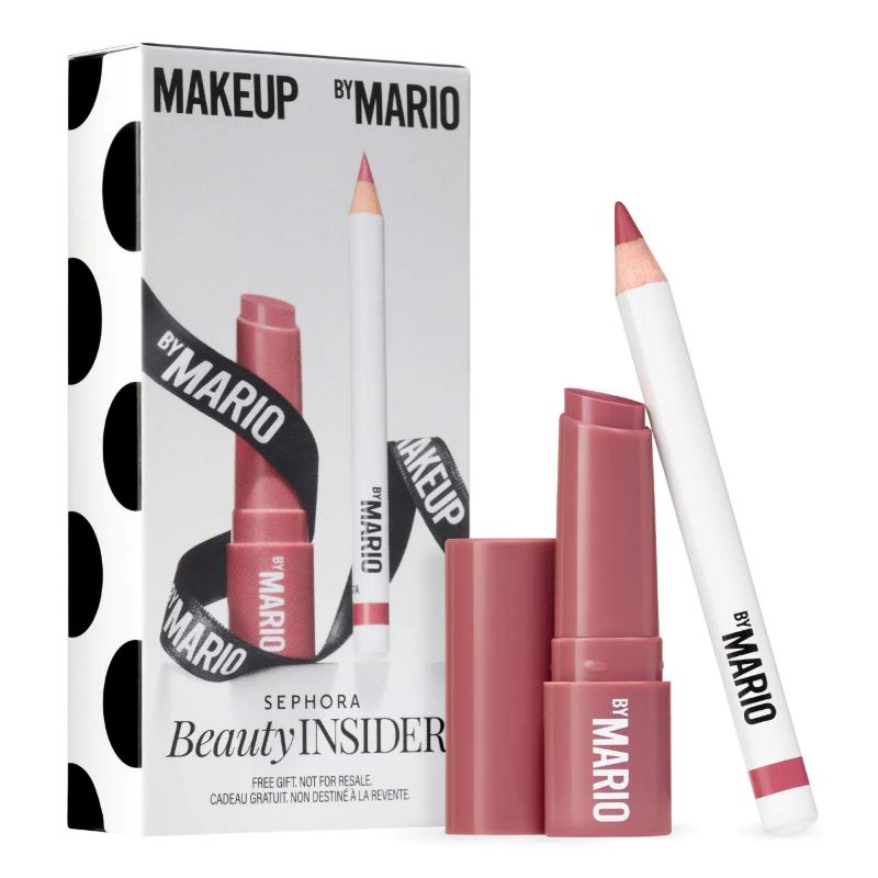 Sephora Birthday Gift 2025 MAKEUP BY MARIO Dream Lip Kit, MoistureGlow Plumping Lip Serum #Rosewood Glow ,Ultra Suede Sculpting Lip Pencil #Rich Mauve , Sephora Birthday Gift 2025 , MAKEUP BY MARIO, ช้อป Sephora