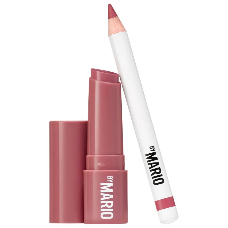 Sephora Birthday Gift 2025 MAKEUP BY MARIO Dream Lip Kit, MoistureGlow Plumping Lip Serum #Rosewood Glow ,Ultra Suede Sculpting Lip Pencil #Rich Mauve , Sephora Birthday Gift 2025 , MAKEUP BY MARIO, ช้อป Sephora