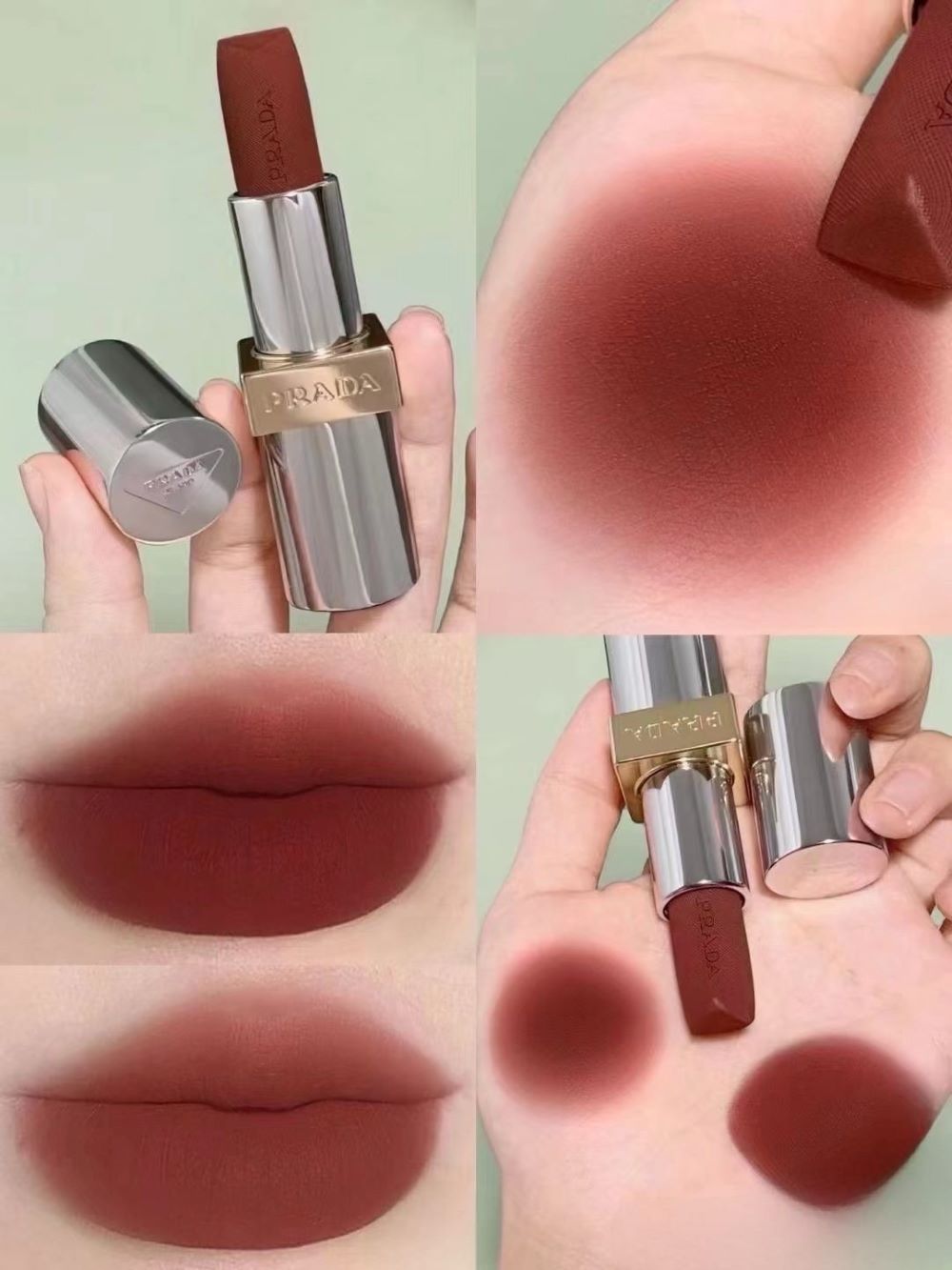 Prada Monochrome Hyper Matte Lipstick 1.3g #B03 , PRADA BEAUTY , PRADA BEAUTY ลิปสติก, Prada Monochrome Hyper Matte Lipstick ราคา , Prada Monochrome Hyper Matte Lipstick รีวิว , Prada Monochrome Hyper Matte Lipstick สีไหนสวย