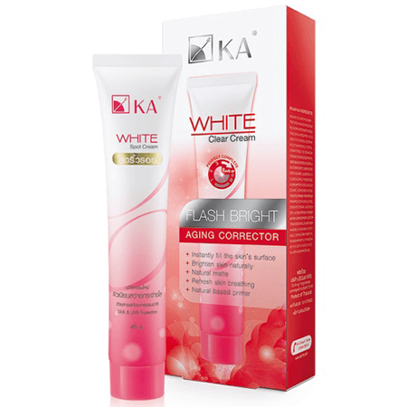 KA White Clear Cream 45g ครีมบำรุงผิว ช่วยให้ผิวสวยกระจ่างใส เรียบเนียน ดูอ่อนกว่าวัยในขั้นตอนเดียว