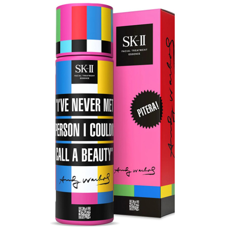 SK-II PITERA Essence Andy Warhol Limited Edition 2021 230 g (Call a beauty) น้ำตบพืเทร่า ลวดลายขวดลิมิเต็ดเอดิชั่น 2021 x Andy Warhol